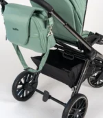 Kolica za bebe G100 - zelena - slika 07