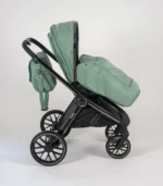 Kolica za bebe G100 - zelena - slika 08