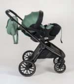 Kolica za bebe G100 - zelena - slika 10