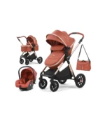 Kolica za bebe H2D - braon
