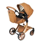 Kolica za bebe SZJ-609 - braon - slika 06