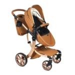 Kolica za bebe SZJ-609 - braon - slika 08
