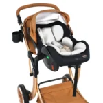 Kolica za bebe SZJ-609 - braon - slika 13