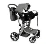 Kolica za bebe SZJ-609 - siva - slika 12
