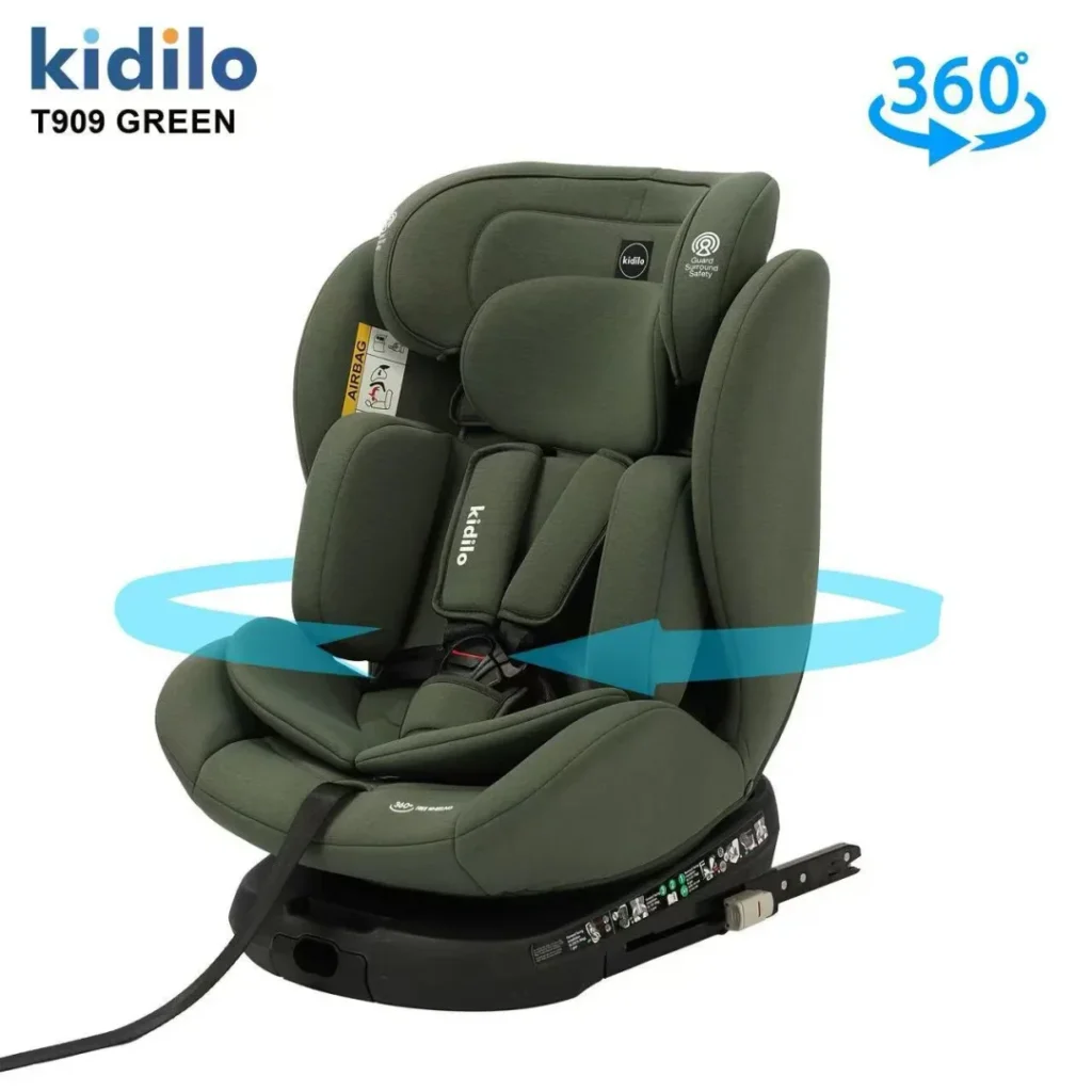 Auto sedište Kidilo T909 ISOFIX u više boja - tamno zelena