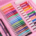 Set za crtanje i bojenje - roze - slika 06